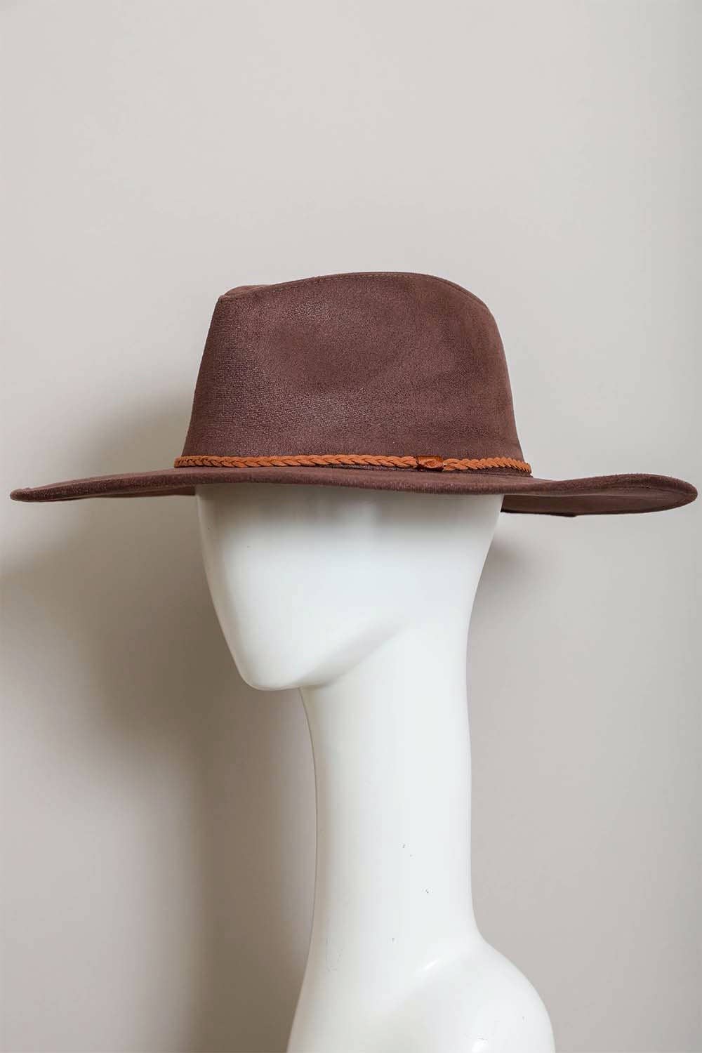 Leto Accessories - Vendita all'ingrosso Fedora - Donna - Cappello bolero intrecciato a tesa larga5