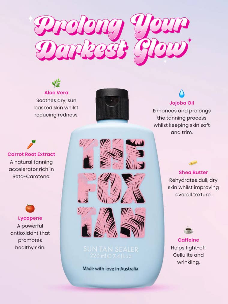 The Fox Tan – wholesale Self-tanner – Sun Tan Sealer 220ml3
