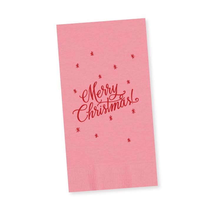 Natalie Chang - Wholesale Disposable Tableware Pack - Merry Christmas (calligraphy) Christmas Cups & Napkins (ALL)23