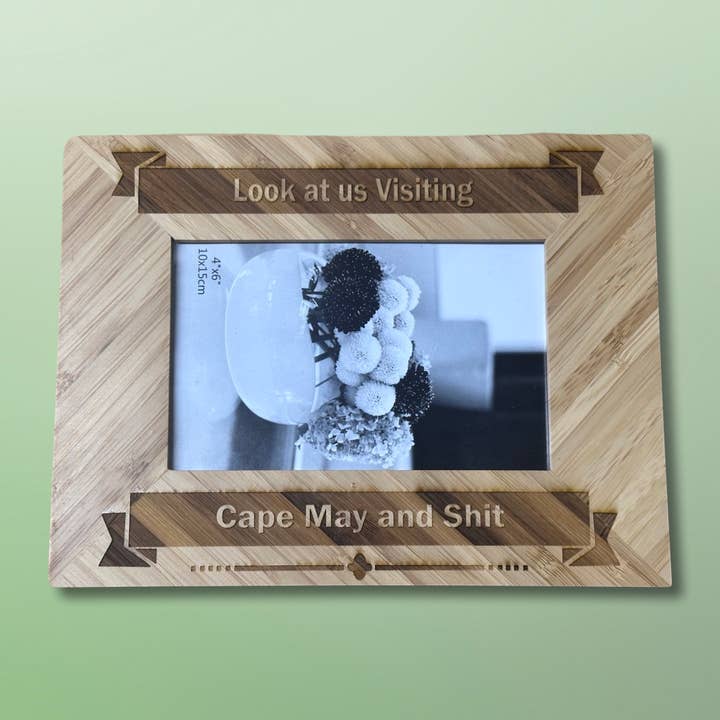 Calm Down Caren - Wholesale Picture frame - Look at Us Visiting - CUSTOM CITY - Photo Frame