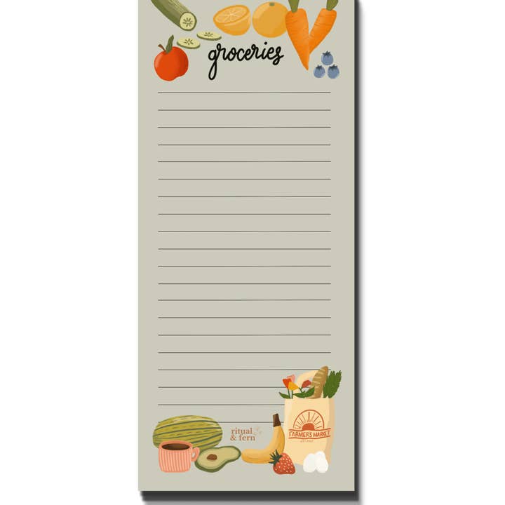 ritual & fern - Vente Blocs-notes - BLOC-NOTES D'ÉPICERIE