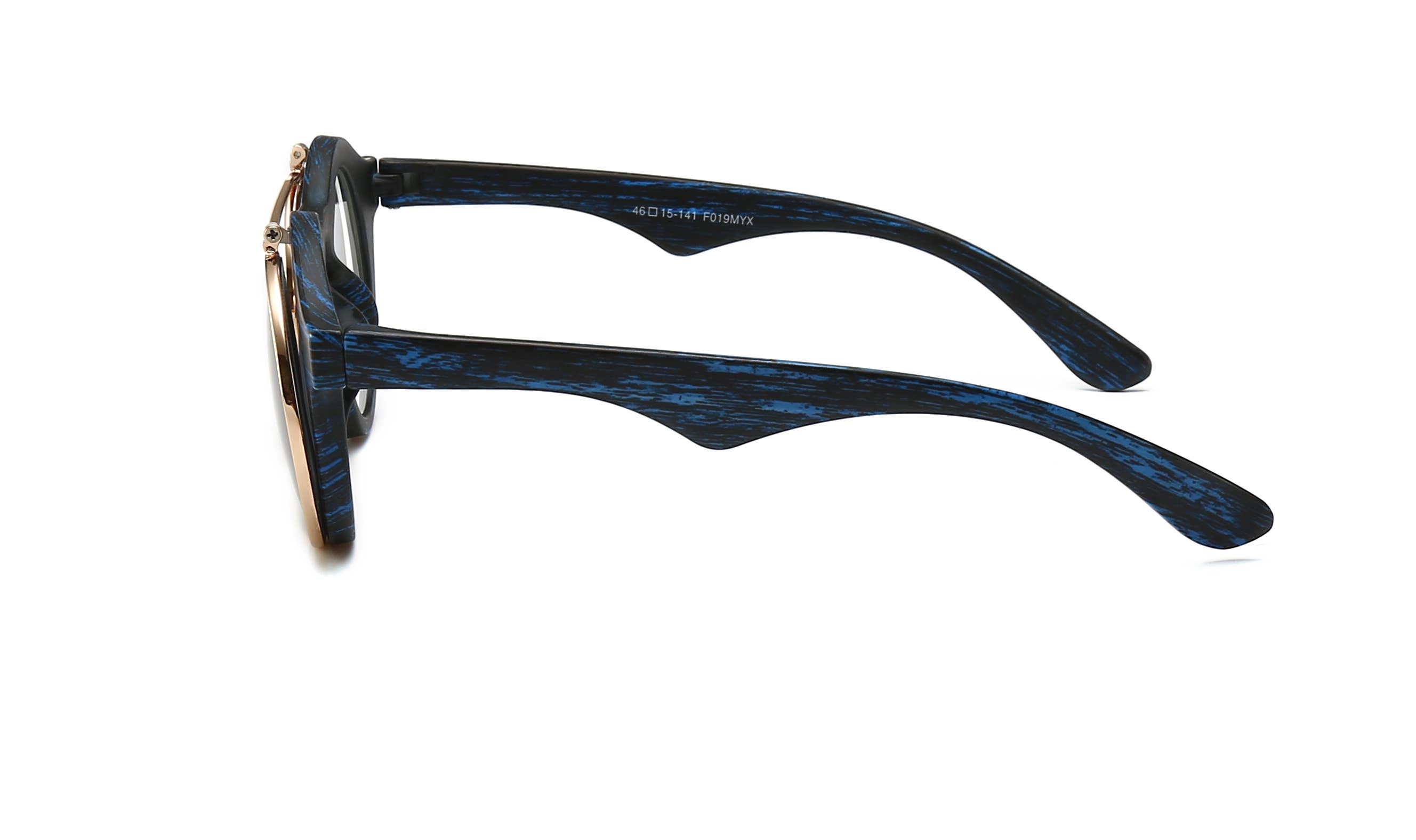 Trio Trading - Wholesale Sunglasses - Unisex - Retro Flip Up Sunglasses For Unisex Assorted 12 Pack4