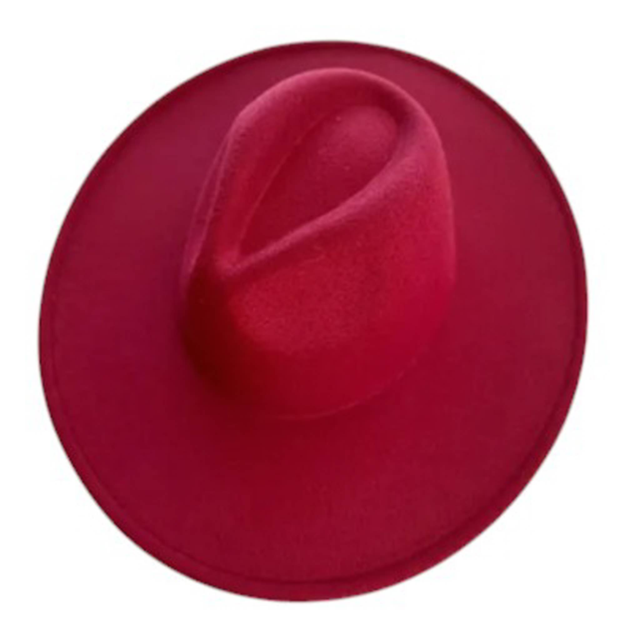 Portia Hat - Venta al por mayor Sombrero fedora - Unisex - Sombrero Clásico de Fieltro de Ala Ancha Disponible en 25 Colores!!19