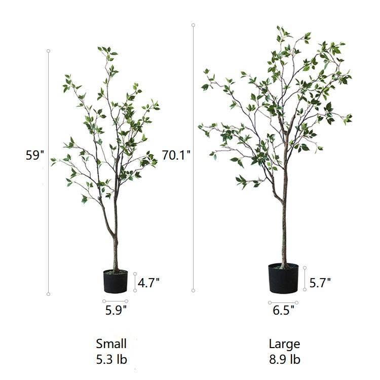 Rustic Reach - Wholesale Artificial Plant - Artificial Green Leaf Tree0