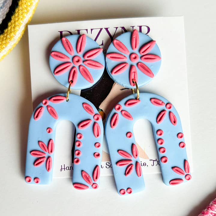 Dezynr Shop - Wholesale Dangle earrings - Embroidered Style Earrings3