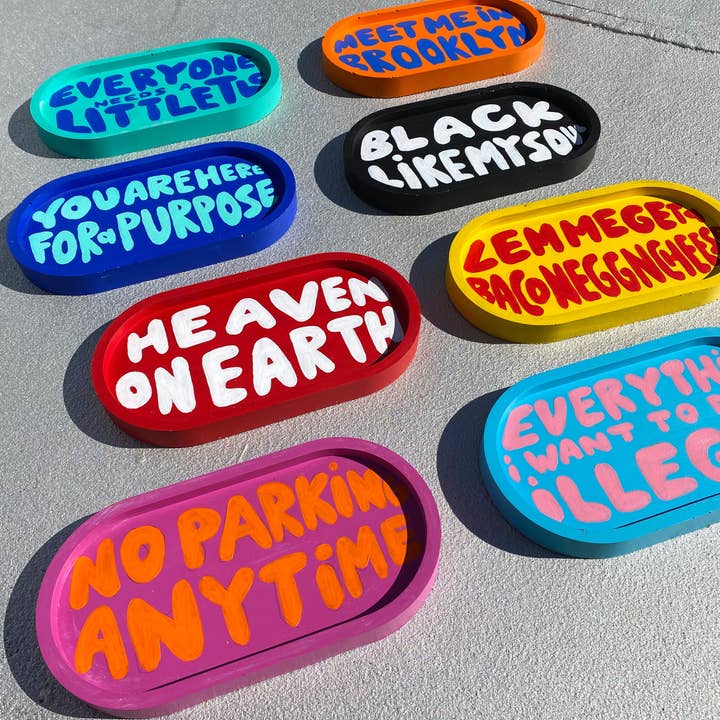 Good Goods NYC - Wholesale Decorative Tray - Sign Concrete Trays5