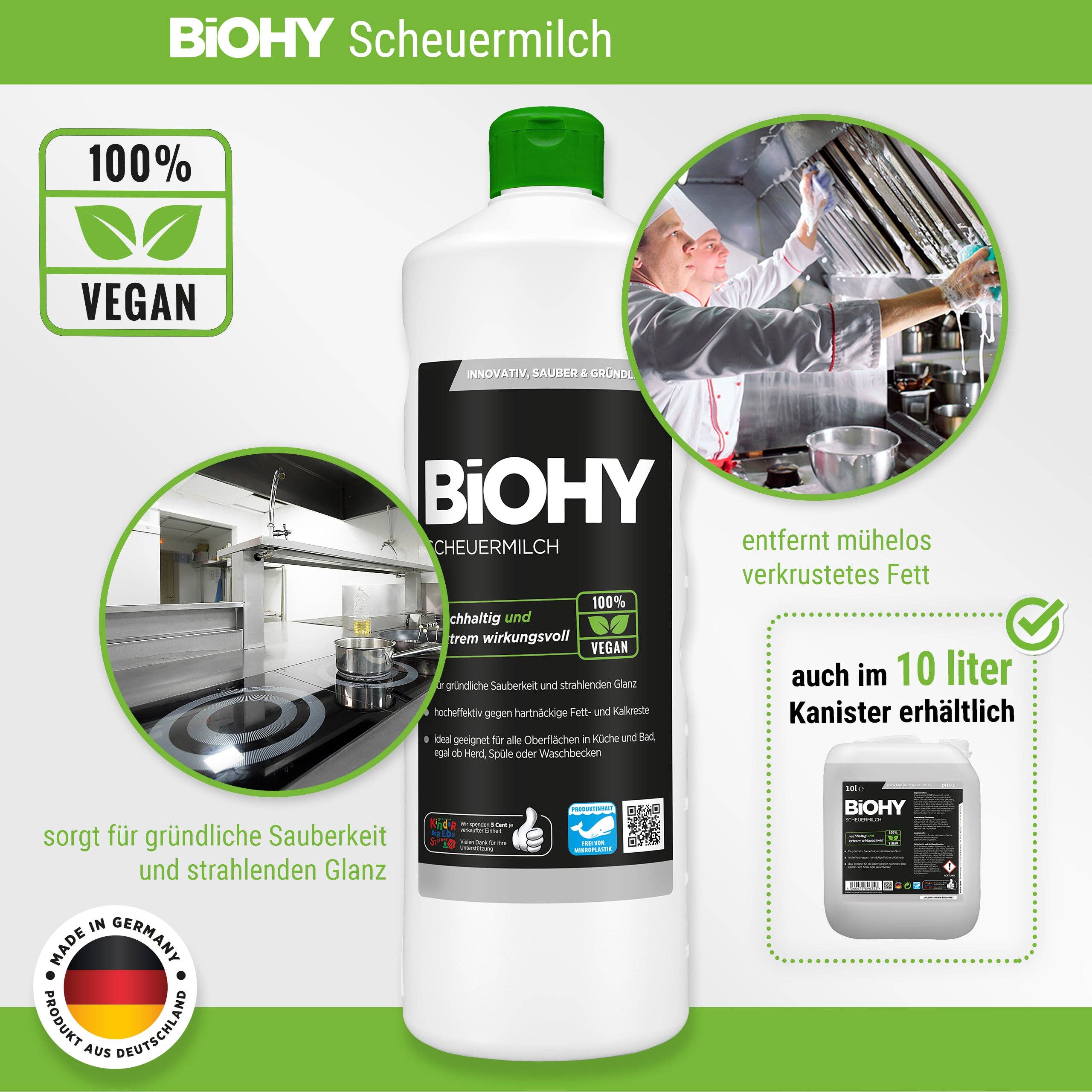 BiOHY - Wholesale Sports/Energy Drink - BiOHY scouring milk, stove cleaner, kitchen cleaner, cleaning milk, B2B10