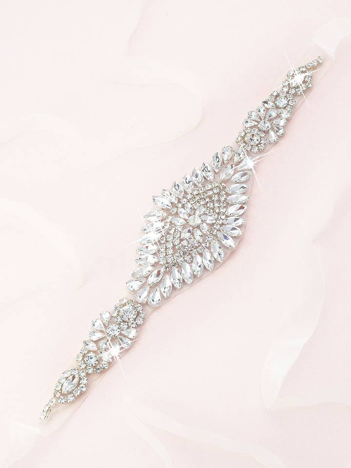 Josie Crystal Belt for wholesale by Heirloom Bridal Company