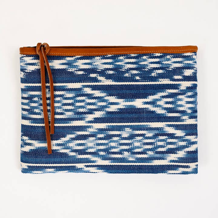 Handwoven Indigo Clutch for wholesale by Altiplano