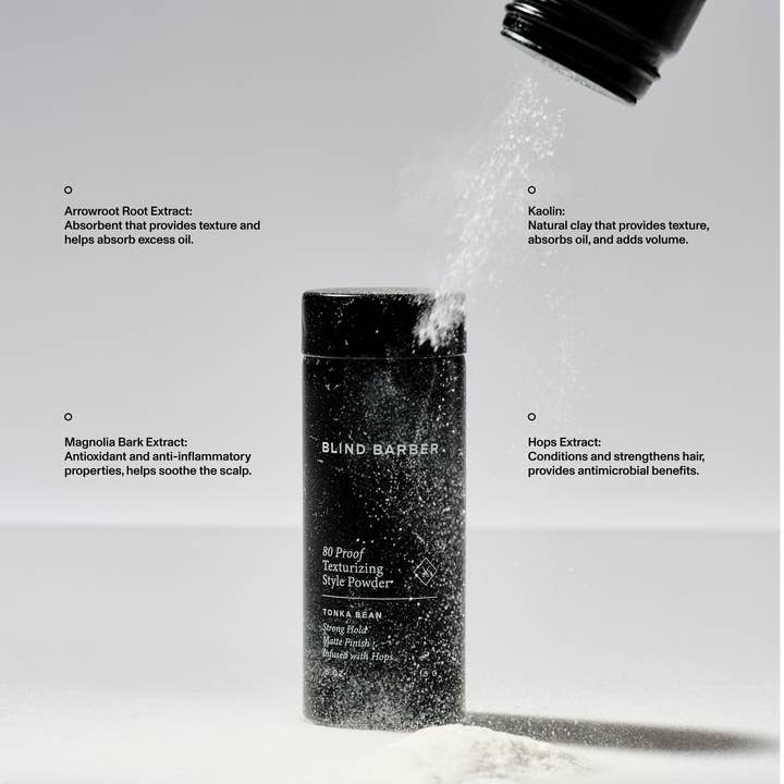 Blind Barber - Wholesale Hair Texture Balm/Paste/Pomade - 80 Proof Texturizing Style Powder2