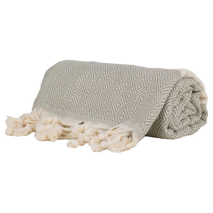 %100 Originale tyrkiske bomuldshåndklæder - GRÅ DIAMANT for engroshandel hos LADY OCEAN