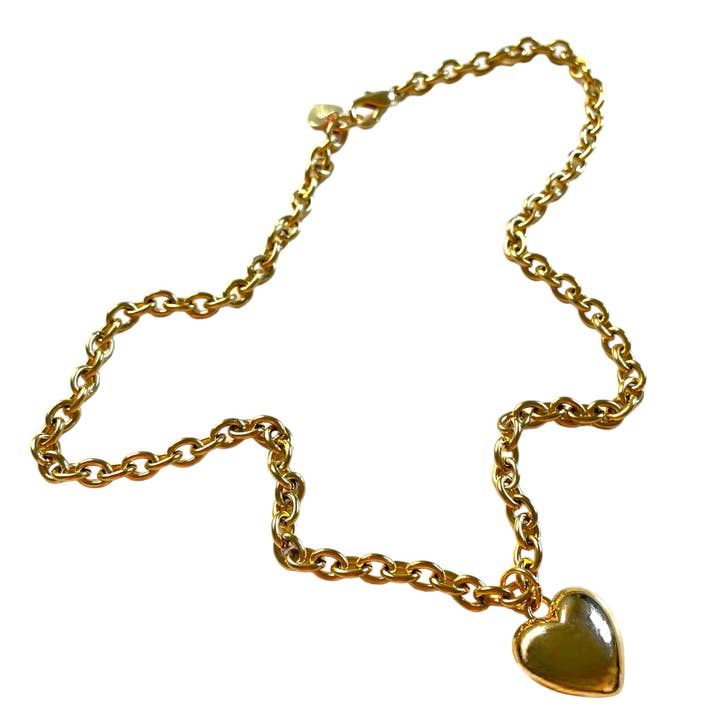 VALENTINA HEART NECKLACE for wholesale by Holy Recycle