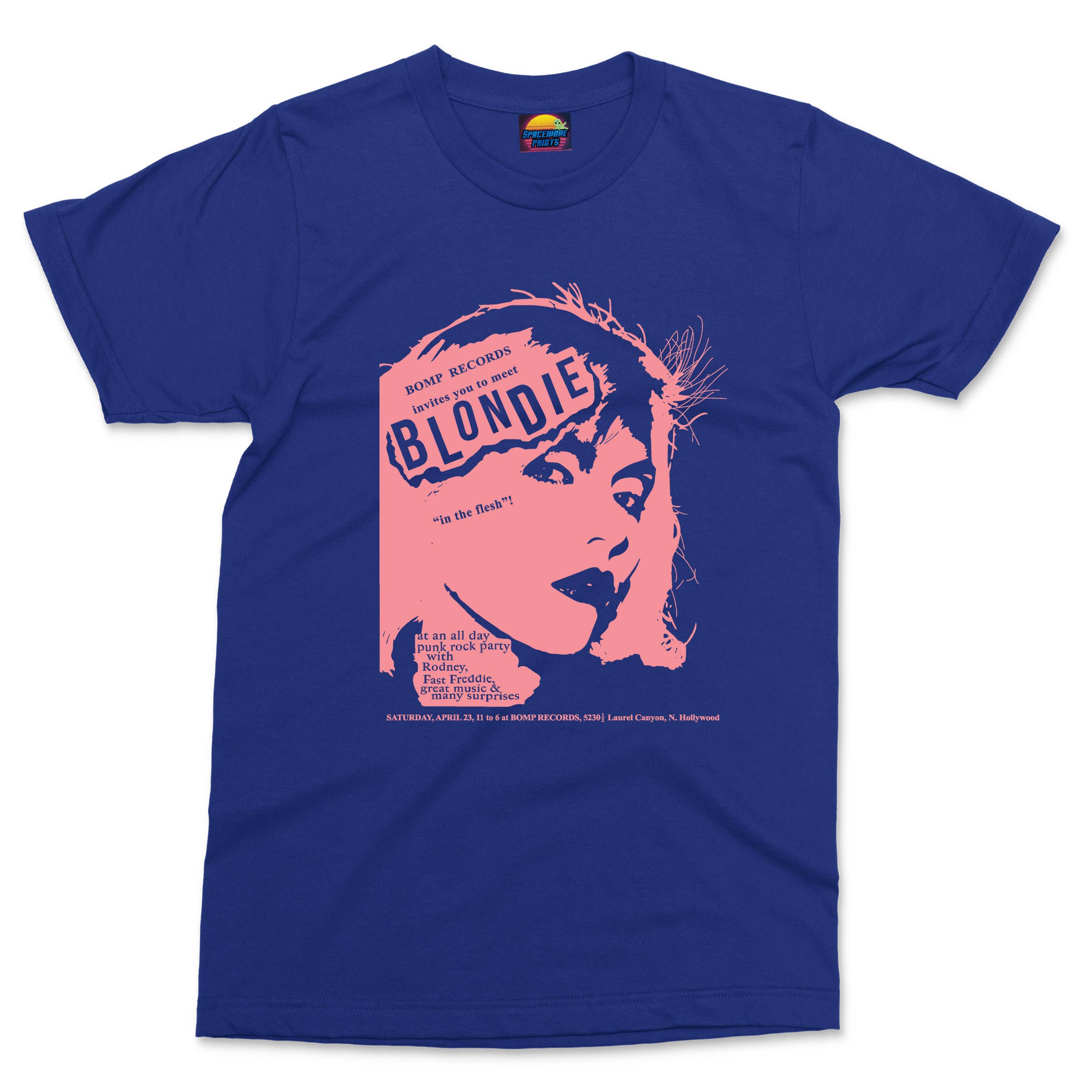 TheKingShirt - Wholesale Screen Printed T-Shirt - Women's - Blondie Vintage Tee Women's Classic Rock Fashion Top2