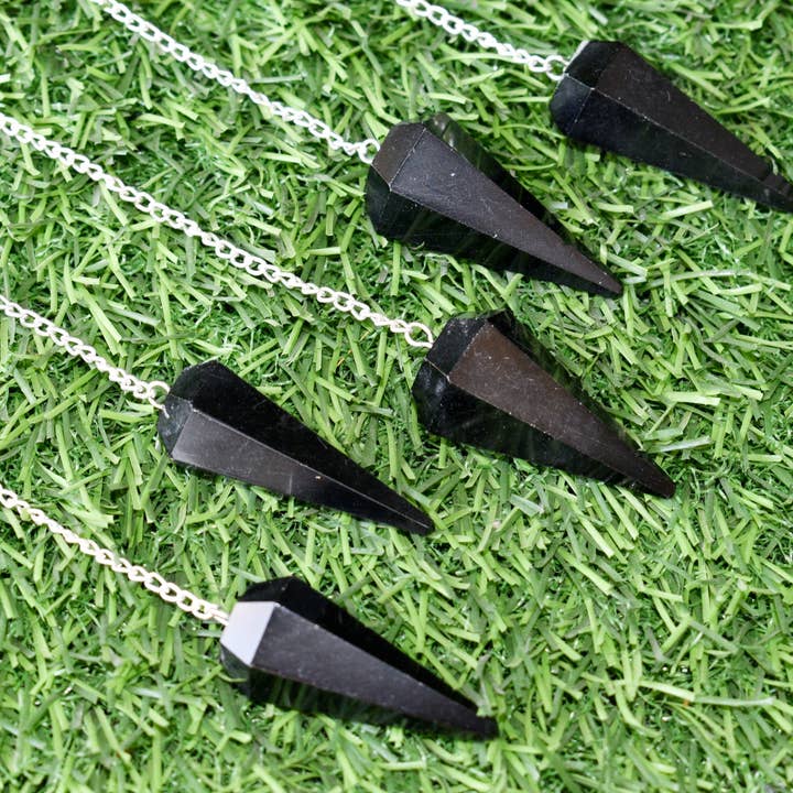 Soothing Crystals – Engroshandel Spirituelle sten og krystaller – Vejrpendul | Sort Turmalin | Facetteret Pendul6