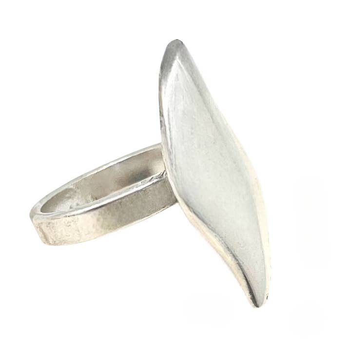 Gloria Mago - Wholesale Cocktail/Statement Ring - Drop by Drop Ring in 10µ silver2