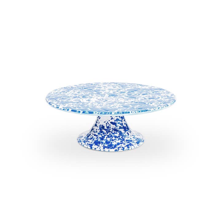 Crow Canyon Home - Wholesale Cake Stand - Splatter Enamelware Cake Stand
