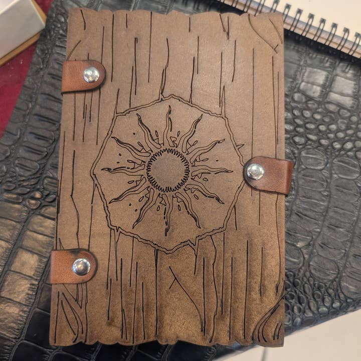 The Nerdy Wolf - Wholesale Journal/Diary - Journal Kit with Glass Dip Pen, Ink, and Wood Gift Box20