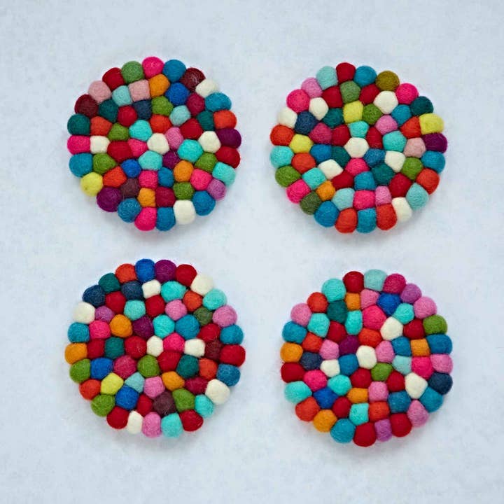 The Paper High Gift Company Limited - Vendita all'ingrosso Sottobicchiere - Sottobicchieri in feltro fatti a mano - Naturali5