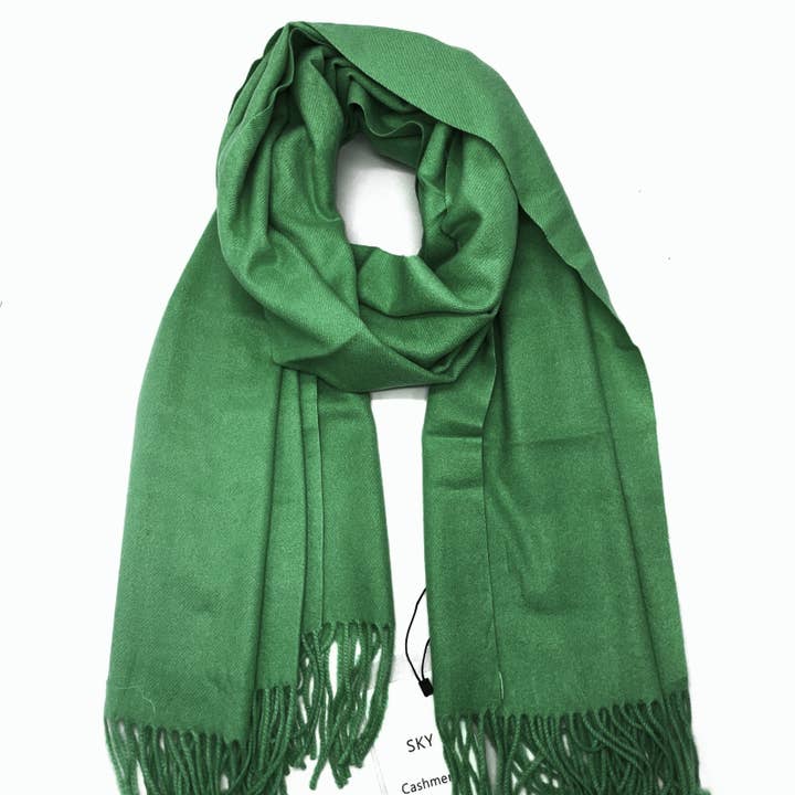 LINETA - Wholesale Scarf - Women's - SKY-88 Very Thick Plain Scarf10