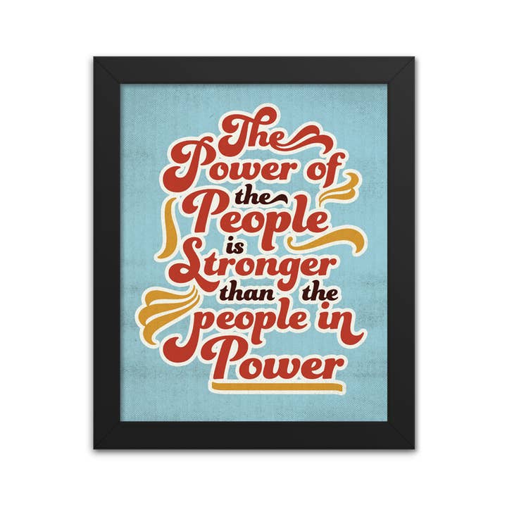 Radical Hearts Print Lab - Wholesale Art Print - Power of the People