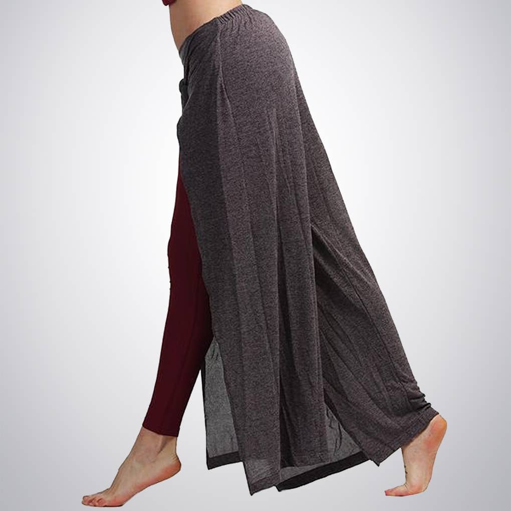 Hands To Hearts - Wholesale Pants - Women's - Split Leg Pant Woven Charcoal2
