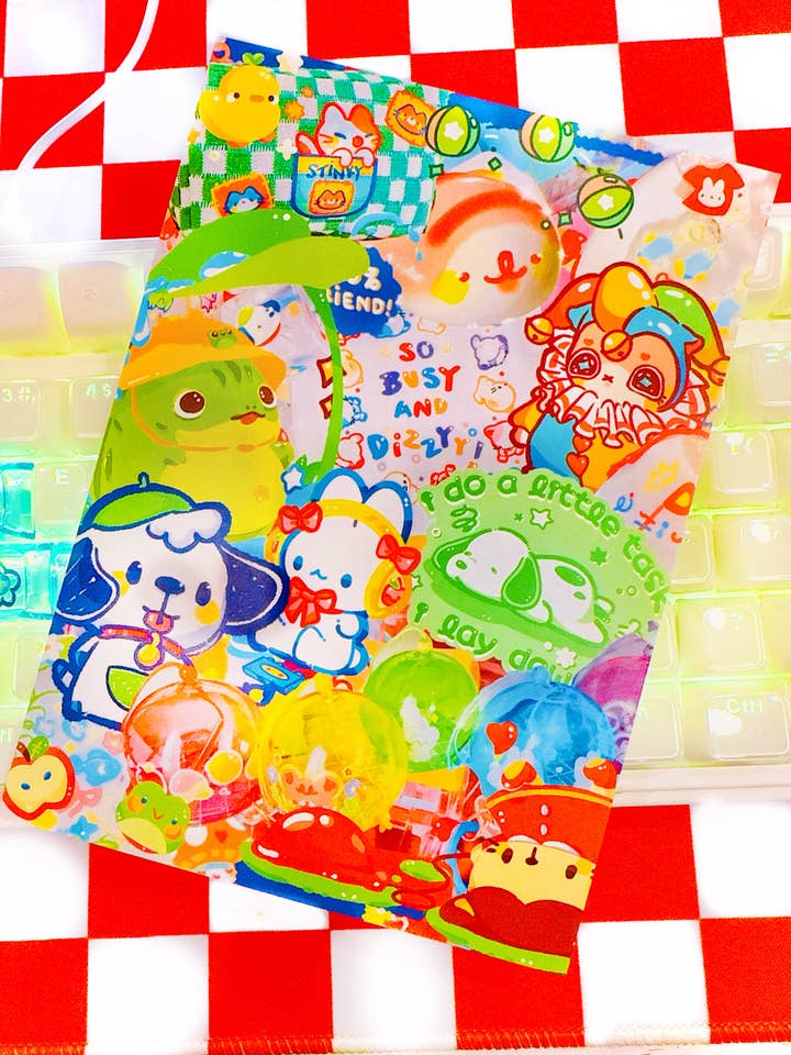 Froggy Rain Matte Illustrerad vykort Kawaii söt (Kopia) för wholesale av PeachyxNoodle