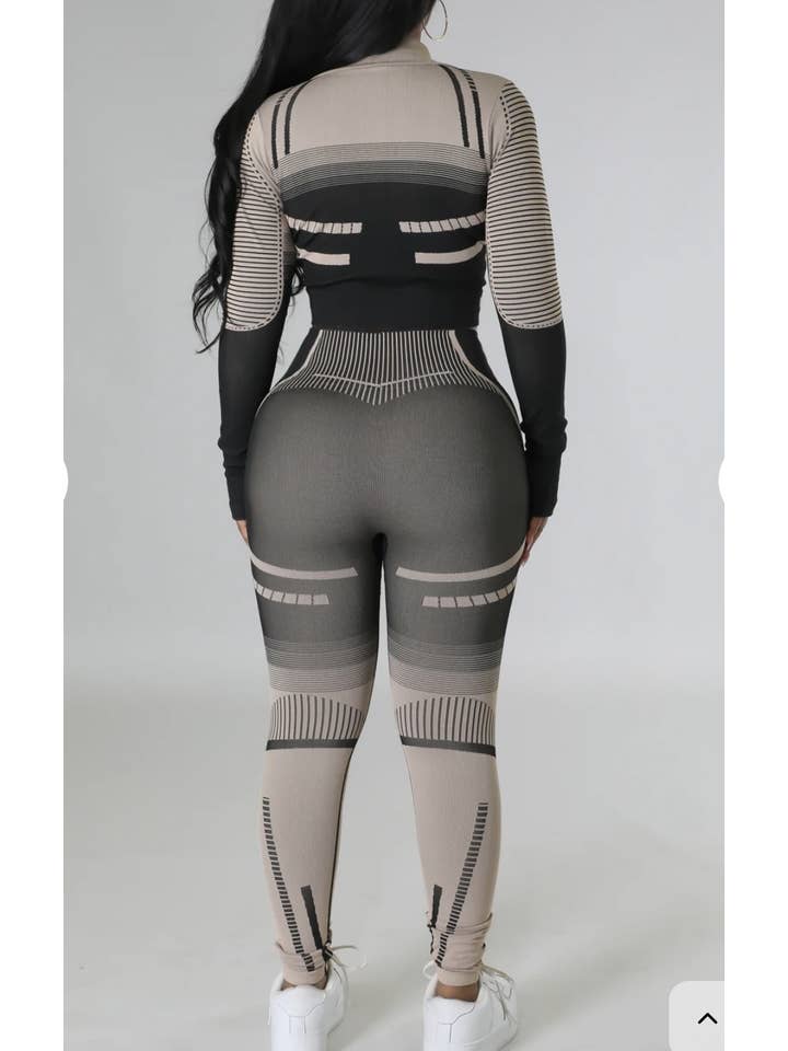 JBLA FASHION - Wholesale Top & Pant Set (NOT Loungewear) - Women's - MULTI PATTERN TOP AND LEGGING SET