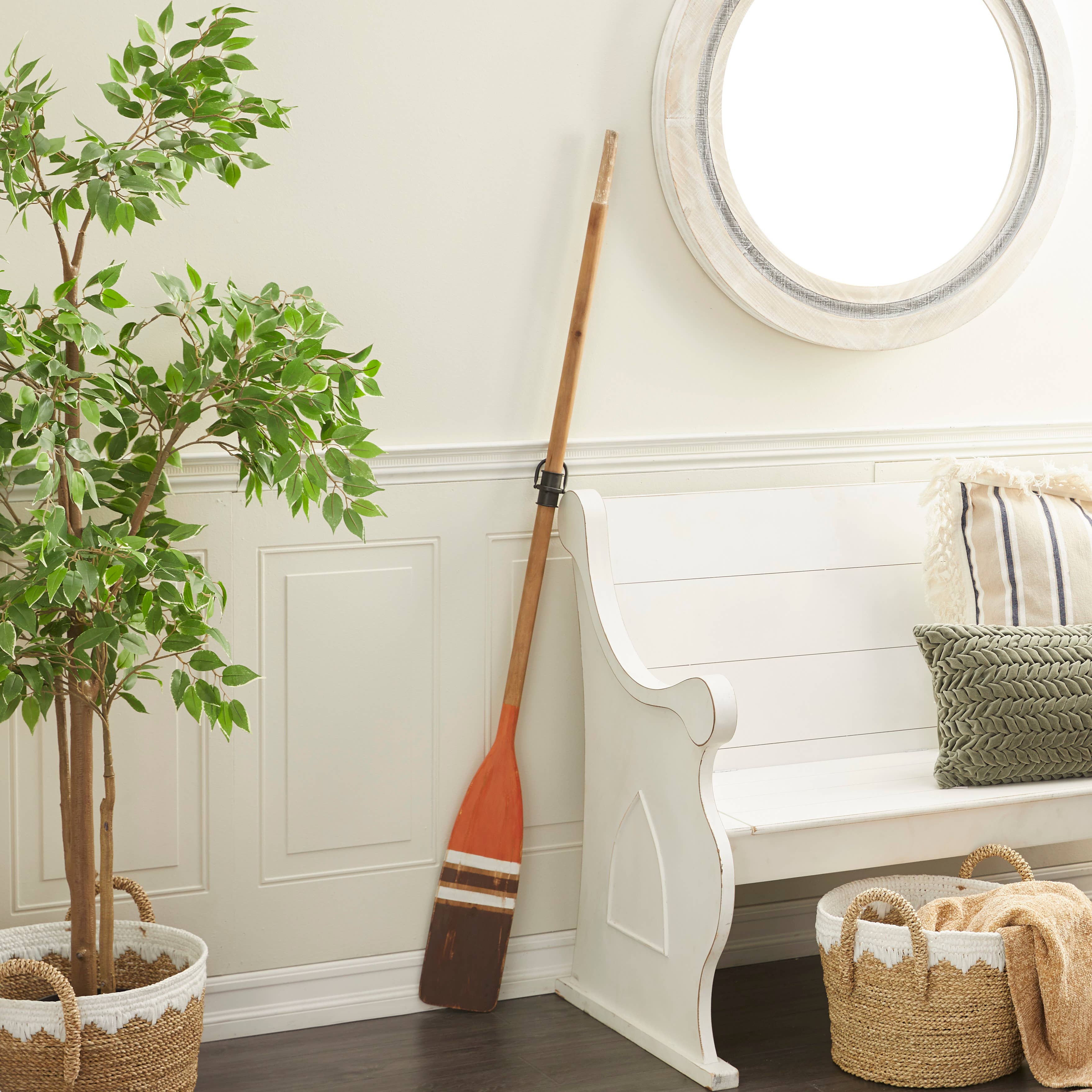 Coastal Brown Wood Wall Decor - Corner Display for wholesale on Faire0