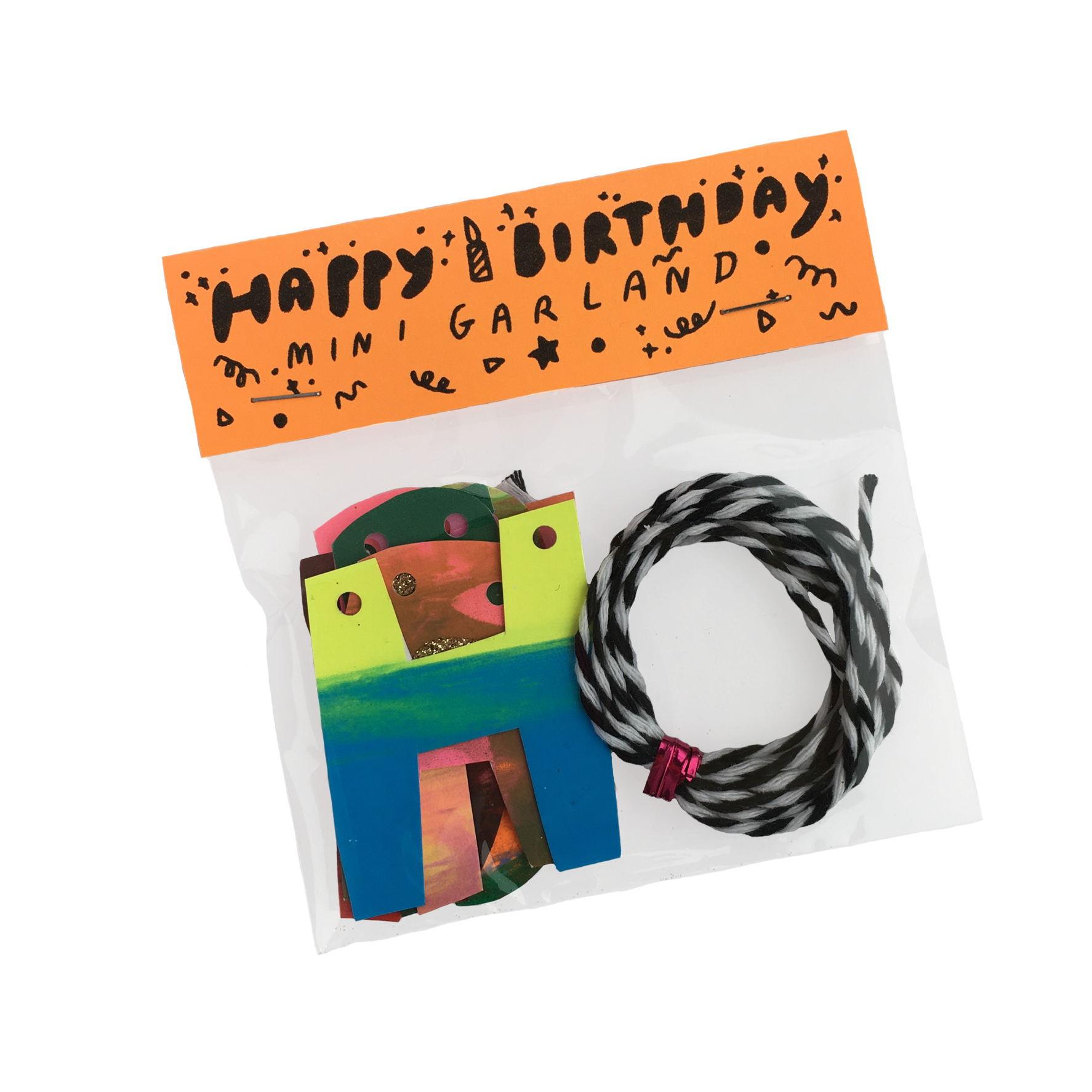 Crunch Supply - Wholesale Bunting/Garland - Happy Birthday Mini Garland1