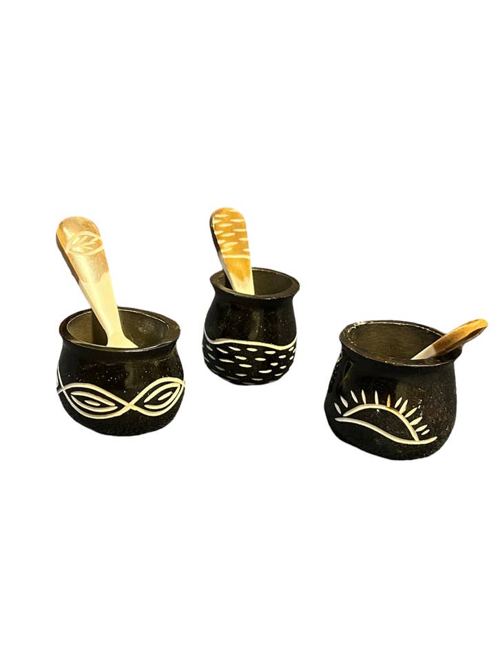 Camel Bone Spice Pot for wholesale by Harkiss Designs