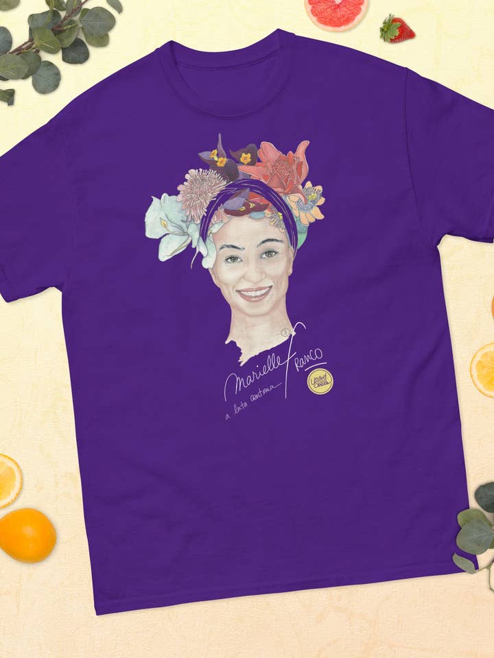 Marielle Franco I Den essentielle unisex t-shirt 100% bomuld for engroshandel hos UNITED SOULS