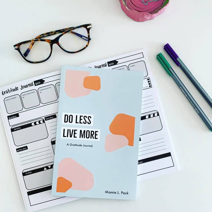 Mamie L. Pack Media - Wholesale Journal/Diary - Do Less, Live More: A Gratitude Journal1