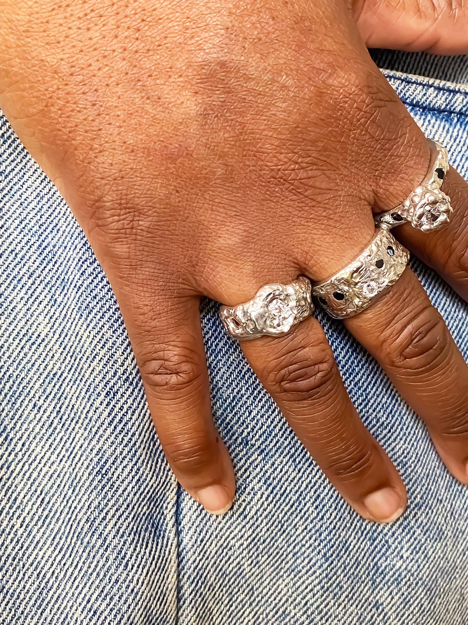 MOCA Jewellery - Wholesale Multi-Stone Ring - Stone Set Band8