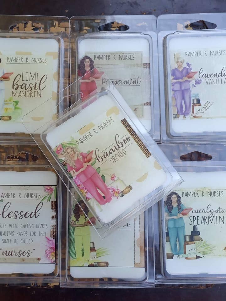 Nurse Wax Melts for wholesale by Pamper R Nurses