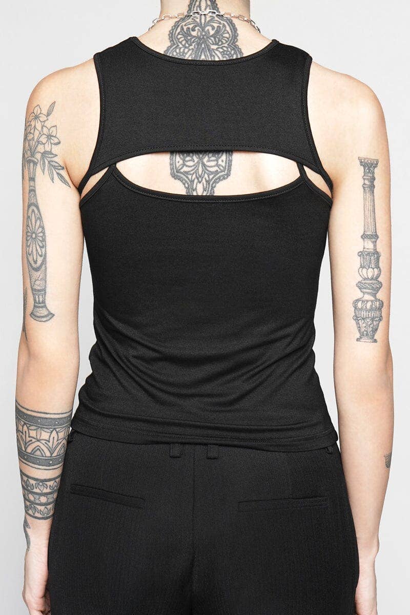 BLACK Andromeda Tank Top for wholesale on Faire6