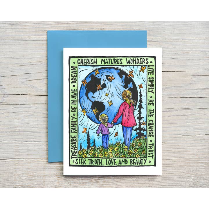 Wonder Notecard for wholesale by Simply Savory Art