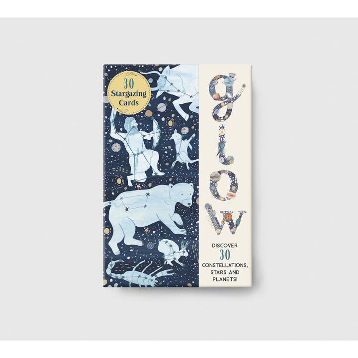 Abrams - Wholesale Science & Math - Glow 30 Stargazing Cards: Discover 30 Constellations, Stars