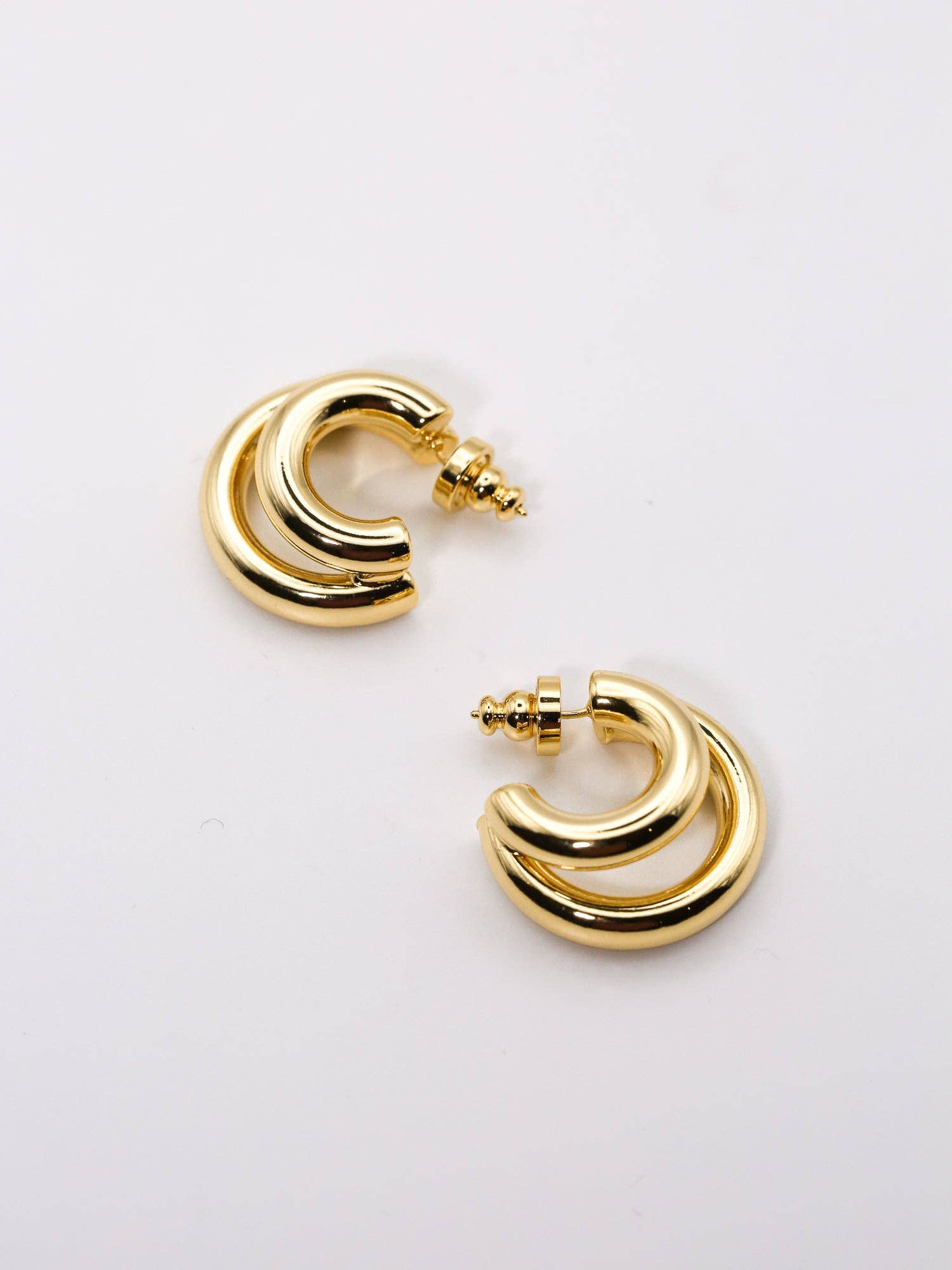 Miss Cecilia - Wholesale Hoop Earrings - Double Hoop Earrings3