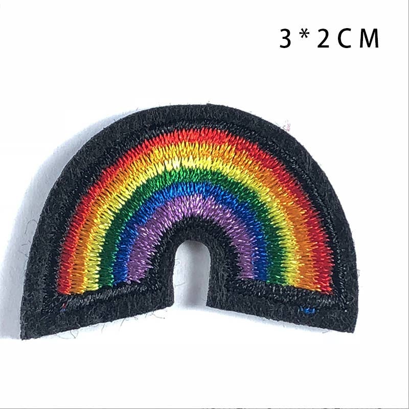 UNISHE - Wholesale Patch - LGBT Style Rainbow Embroidered Fabric DIY Iron on Patches9