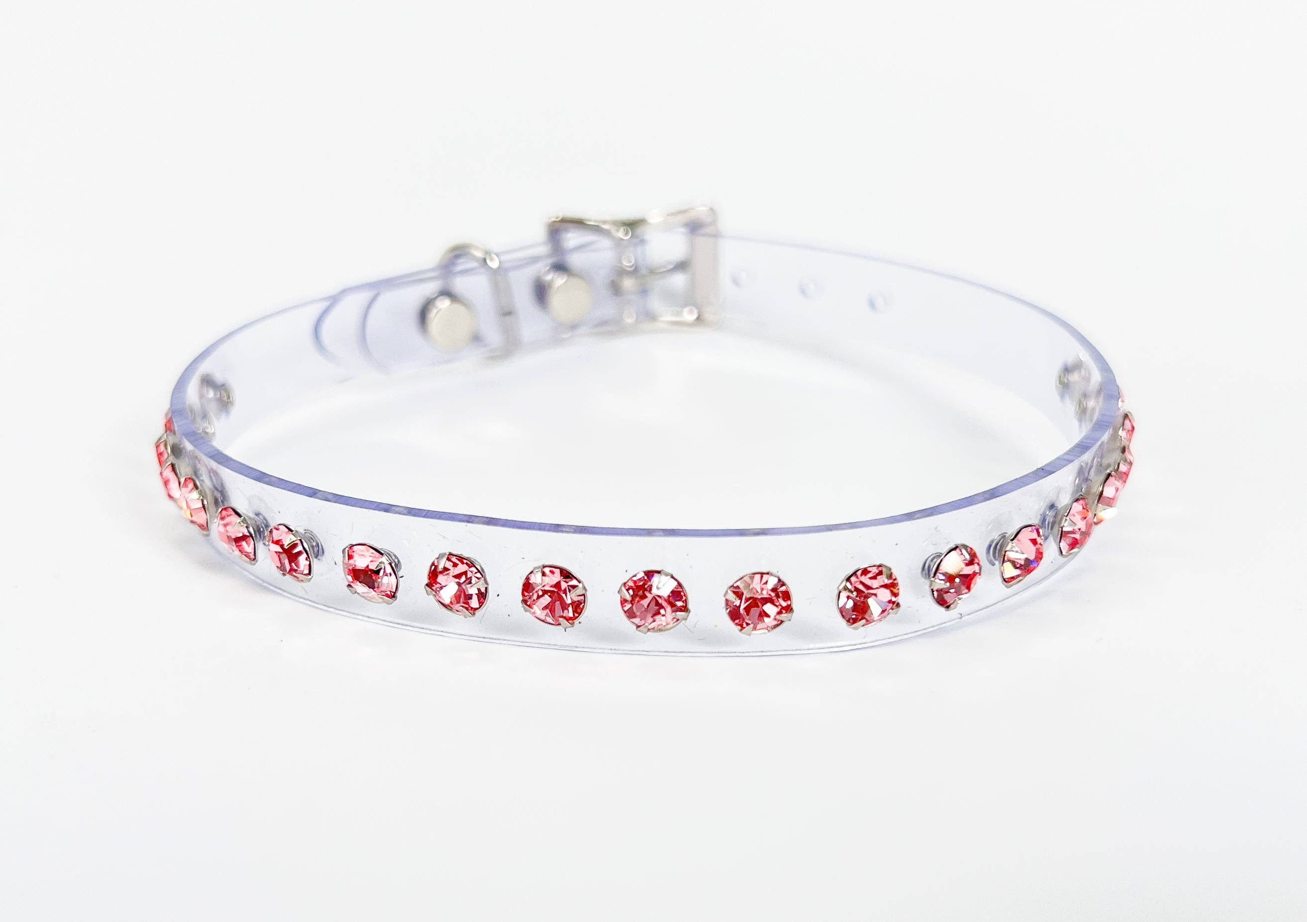 Funk Plus - Wholesale Choker/Collar - CK247CLR RHINESTONE CLEAR  CHOKER12