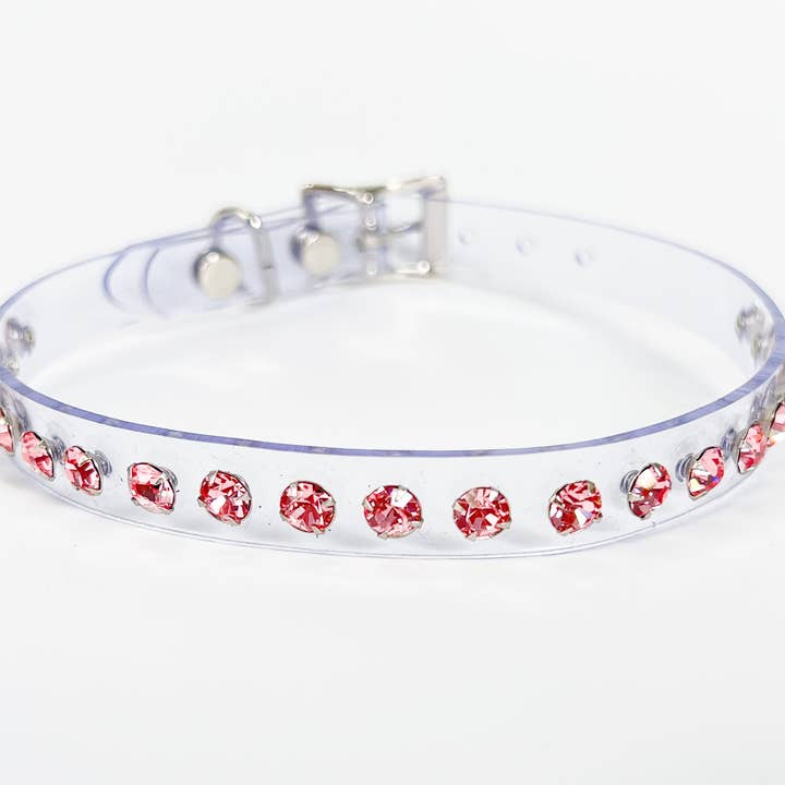 Funk Plus - Wholesale Choker/Collar - CK247CLR RHINESTONE CLEAR CHOKER12