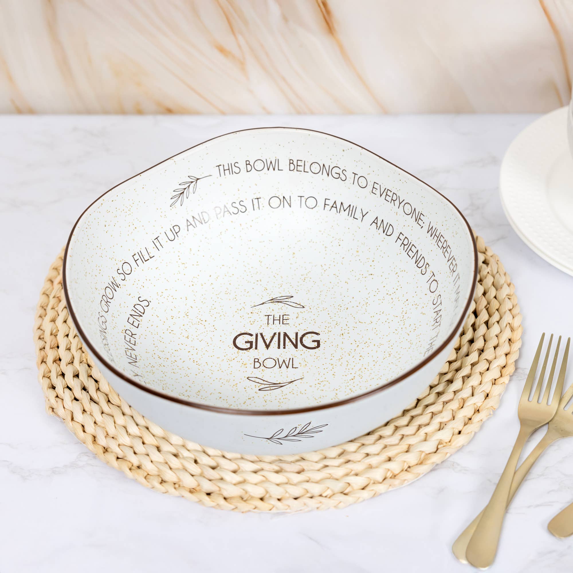 Pavilion - Wholesale Bowl - The Giving Bowl - 10.5" Serving Bowl1