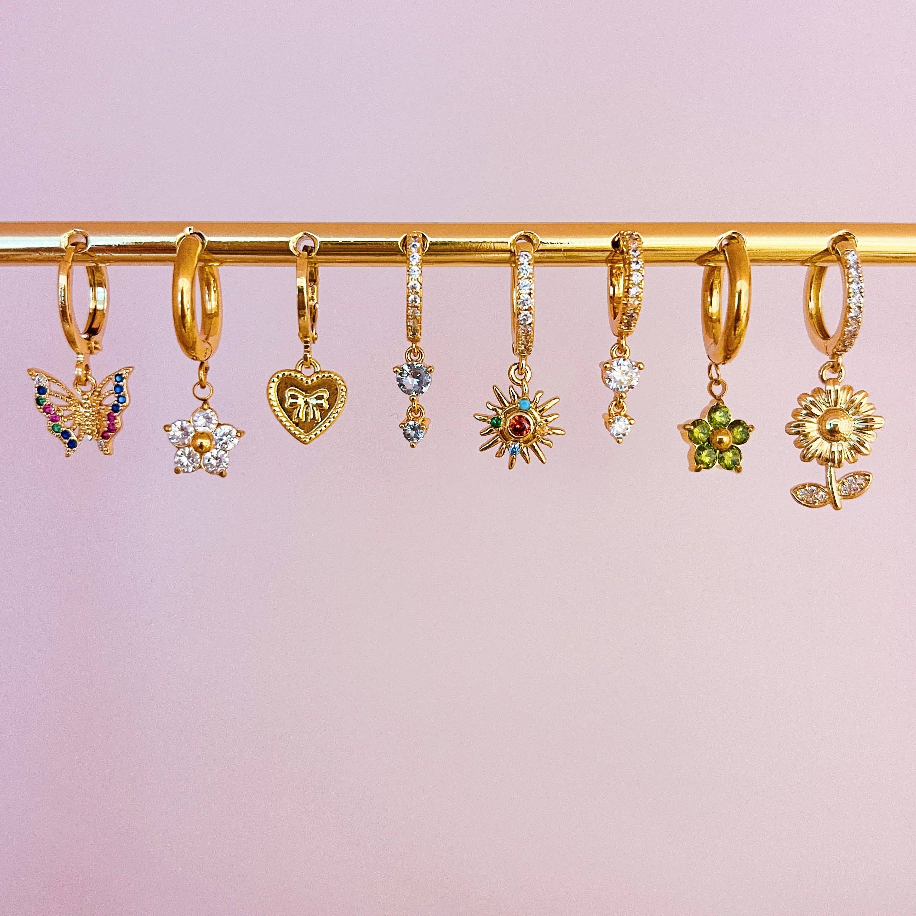 Rosies - Vente Boucles d'oreilles pendantes - Boucles d'oreilles Marthe bleu2