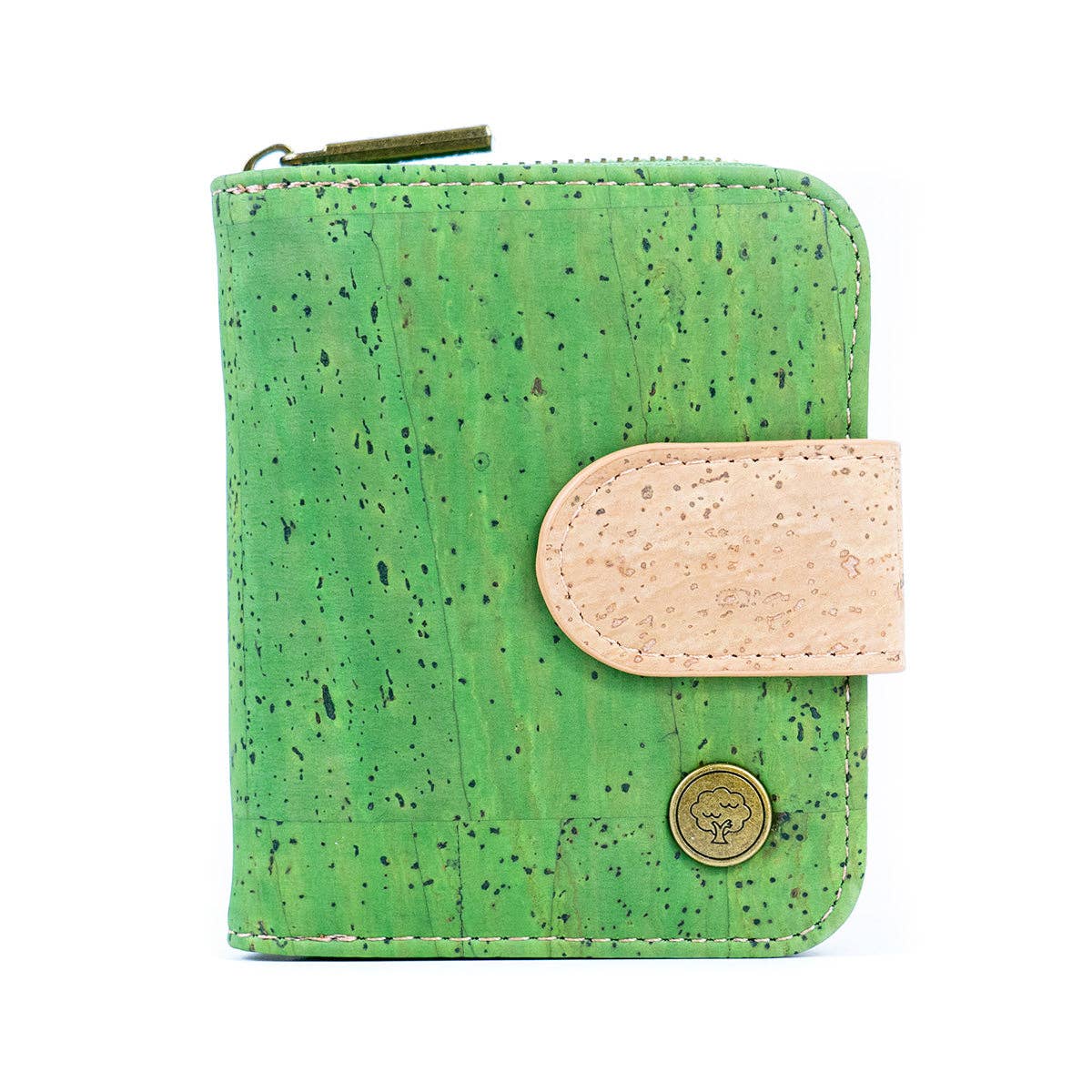 Meninas Bonitas Cork - Wholesale Wallet - Women's - Stylish Solid-Color Cork Women's Short Wallet BAG-23535