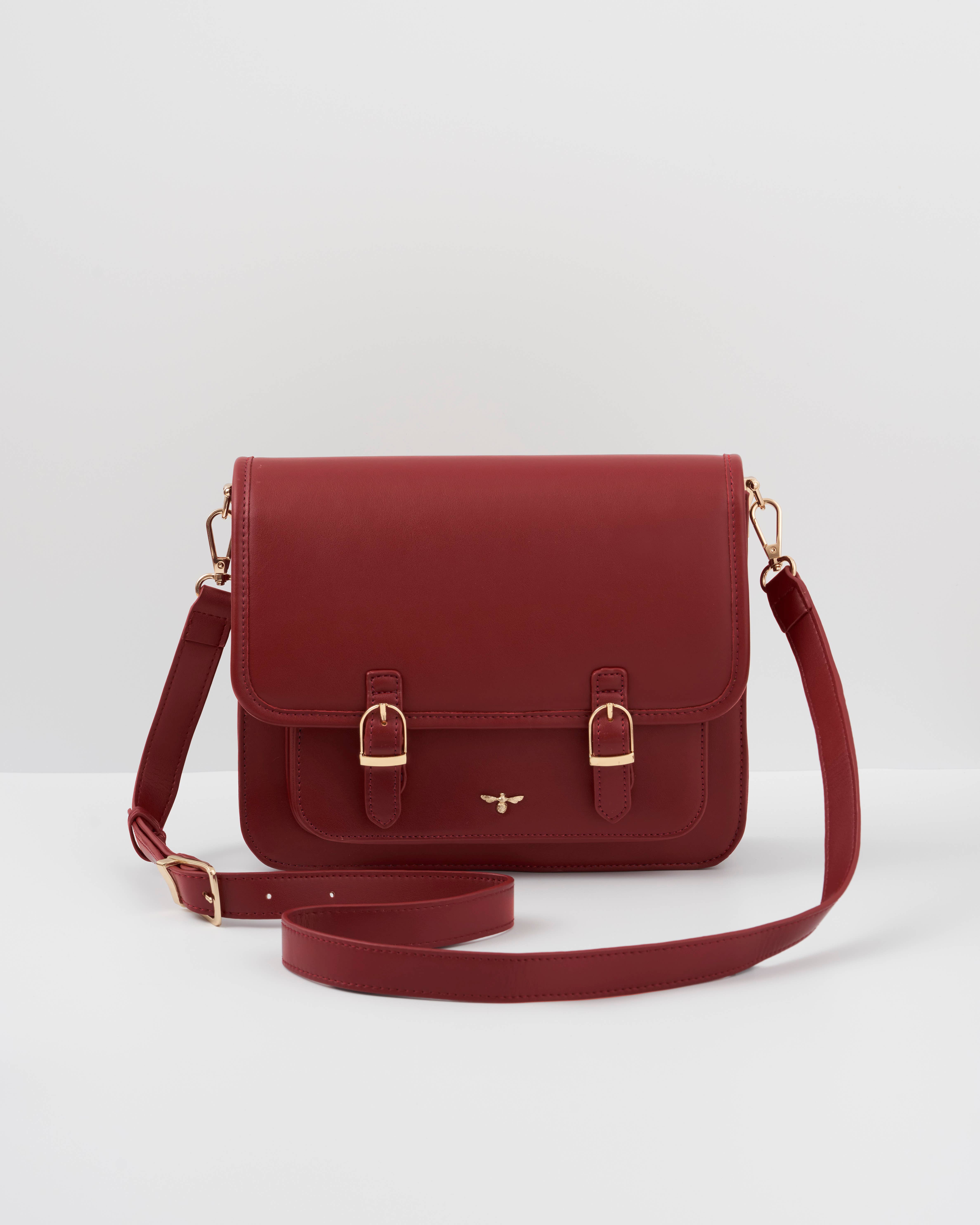 Fable England – wholesale Crossbody bag – Women's – Wonderland Satchel Red0