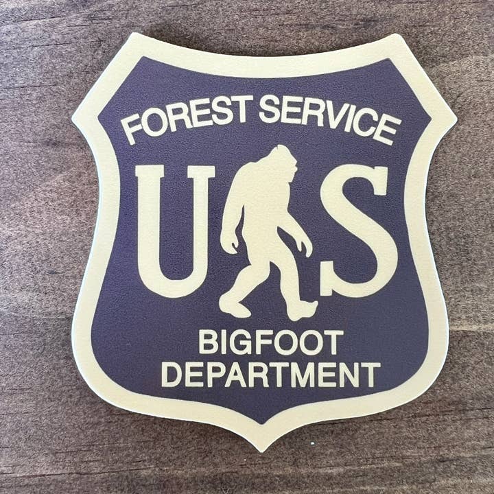 Bigfoot Badge Sticker for wholesale by 208 Tees