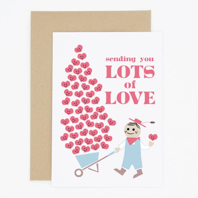 Carriola Carta d'Amore per la vendita all'ingrosso da parte di Madame Annie et Fils