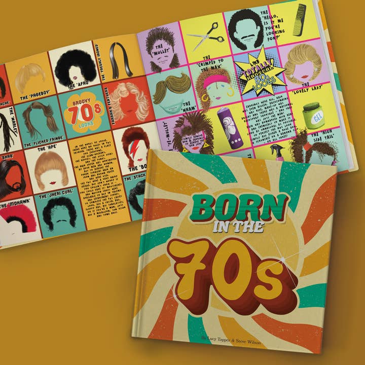 Born In The 70s Memory Book | Nostalgic Keepsake Gift | for wholesale by FROM YOU TO ME Gifts