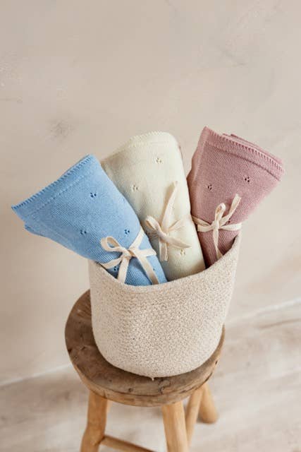 Ander - Vendita all'ingrosso Coperta - Bambini e neonati - Coperta per neonati in 100% lana Merino - Apollo - 75x100 cm Prodotto in PL19