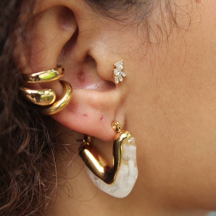 24th & Gold - Vente Boucles d'oreilles pendantes - Boucles d'oreilles Alexa5